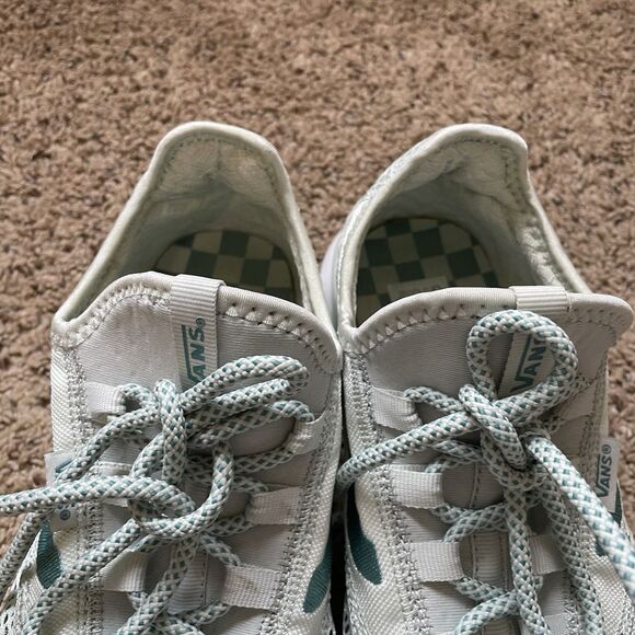 VANS Women's 8 Athletic Sneakers Teal Running Shoes Lace Up Gym Trainers - Picture 8 of 10